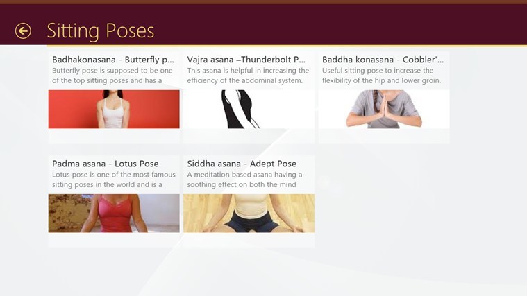 примеры практики йоги с указанием поз и инструкций