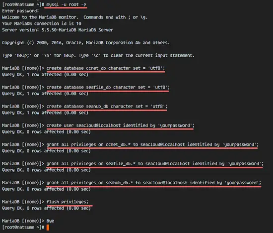 Seafile на CentOS 7 с Nginx и MariaDB