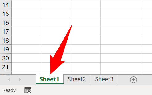 Выберите лист.