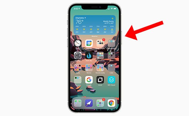 Удерживайте боковую кнопку, чтобы вызвать Siri