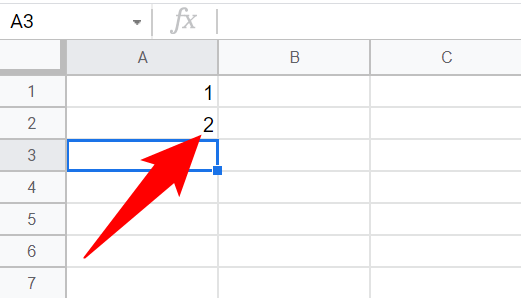 Введите 1 в ячейке.