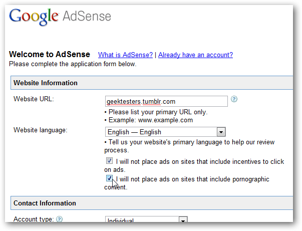 AdSense для Tumblr: инструкция по установке