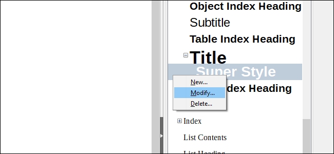 Примеры готовых стилей в боковой панели