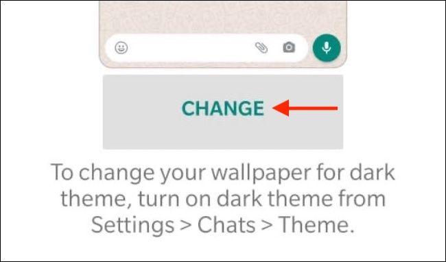 Нажмите «Изменить» для обоев