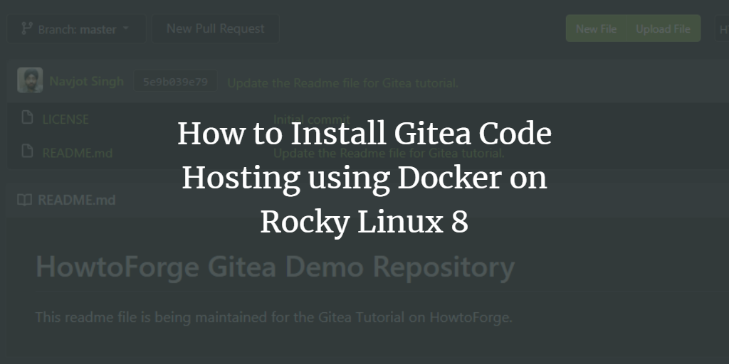 Установка Gitea в Docker на Rocky Linux