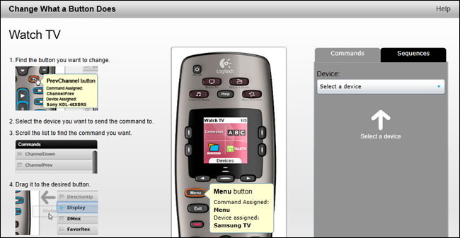 При наведении показана текущая функция кнопки