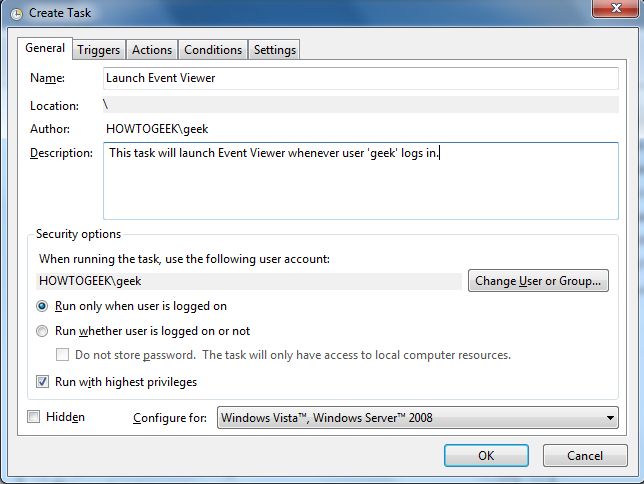 Параметры общей информации задачи