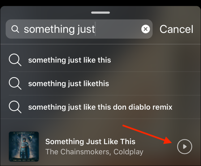Выберите нужную песню для Instagram Story