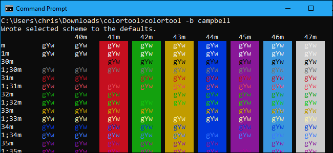 Windows Console ColorTool: установка и настройка