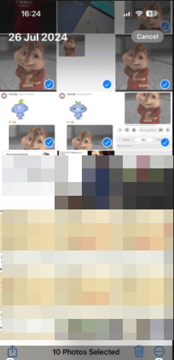 Выберите фото в галерее