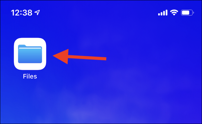 Экран Files с кнопкой Правка в правом верхнем углу