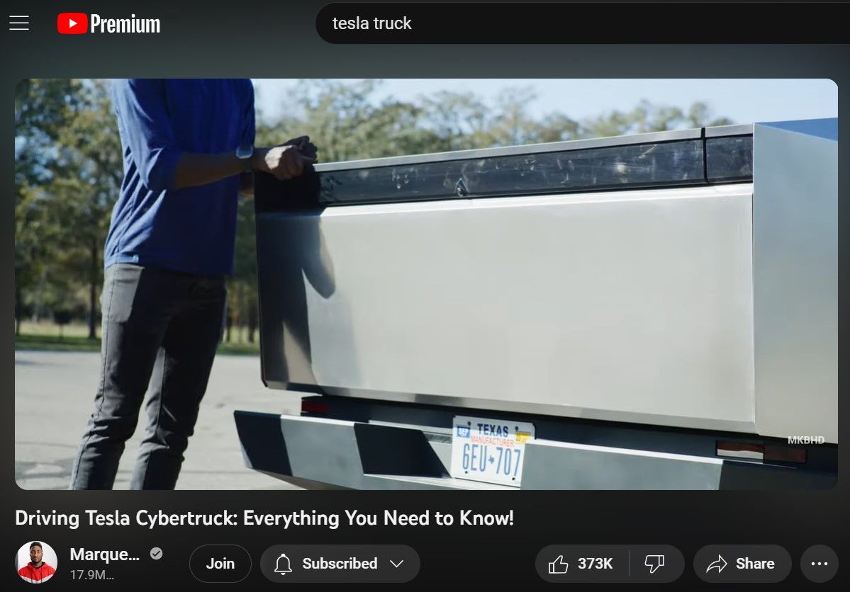 Ambient Mode на десктоп-сайте YouTube.