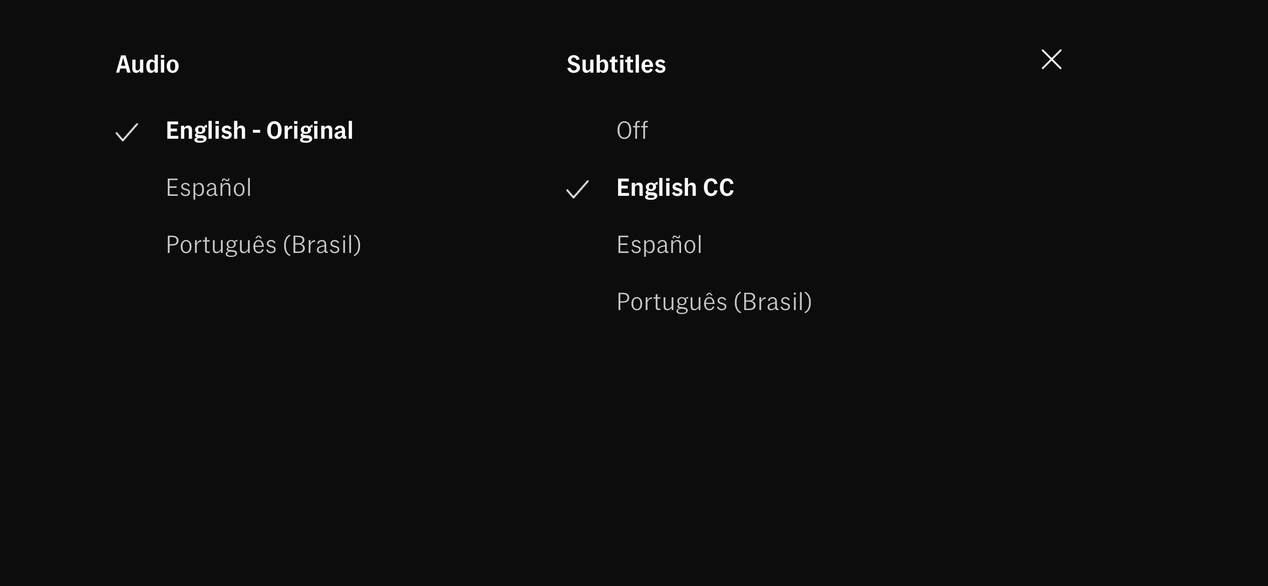 HBO Max Change Audio Language on iPhone