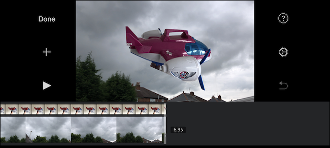 Зелёный/синий экран в iMovie на iPhone и iPad