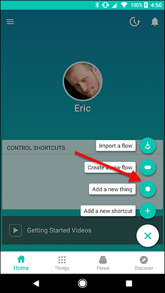 Список Things с элементом Mode