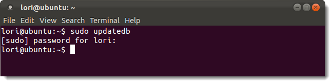 Обновление базы locate с помощью updatedb
