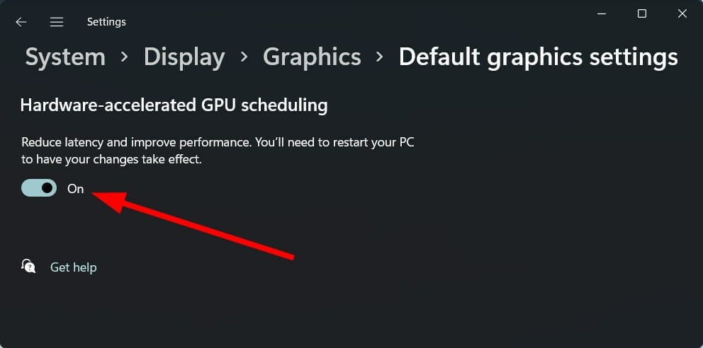 Отключение аппаратного ускорения GPU в Windows 11