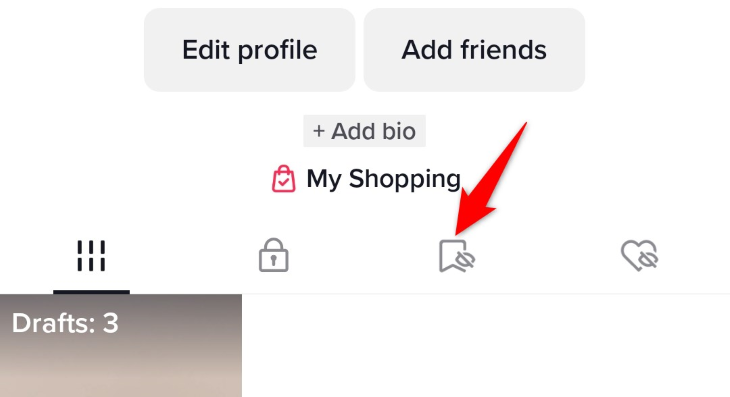 Вкладка «Избранное» в профиле