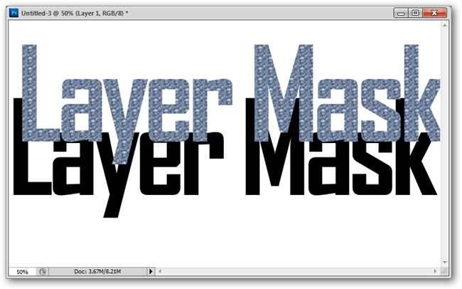 Иллюстрация: отличие обтравочной маски и маски слоя на примере объектов