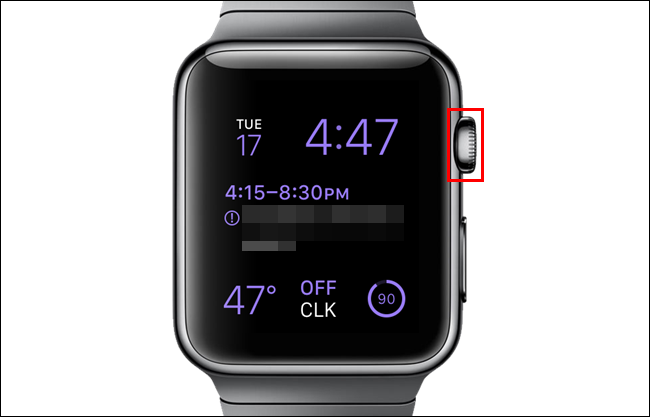 Продлить время экрана Apple Watch