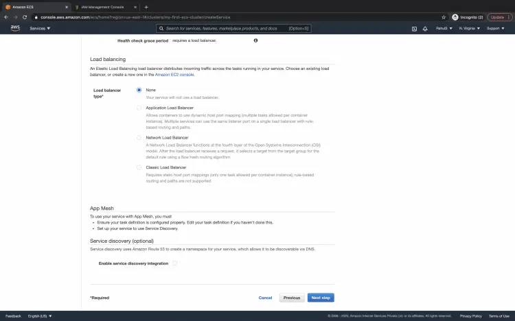 Привязка балансировщика нагрузки к сервису
