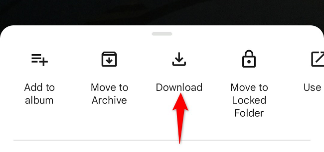 Кнопка «Download» в меню приложения.