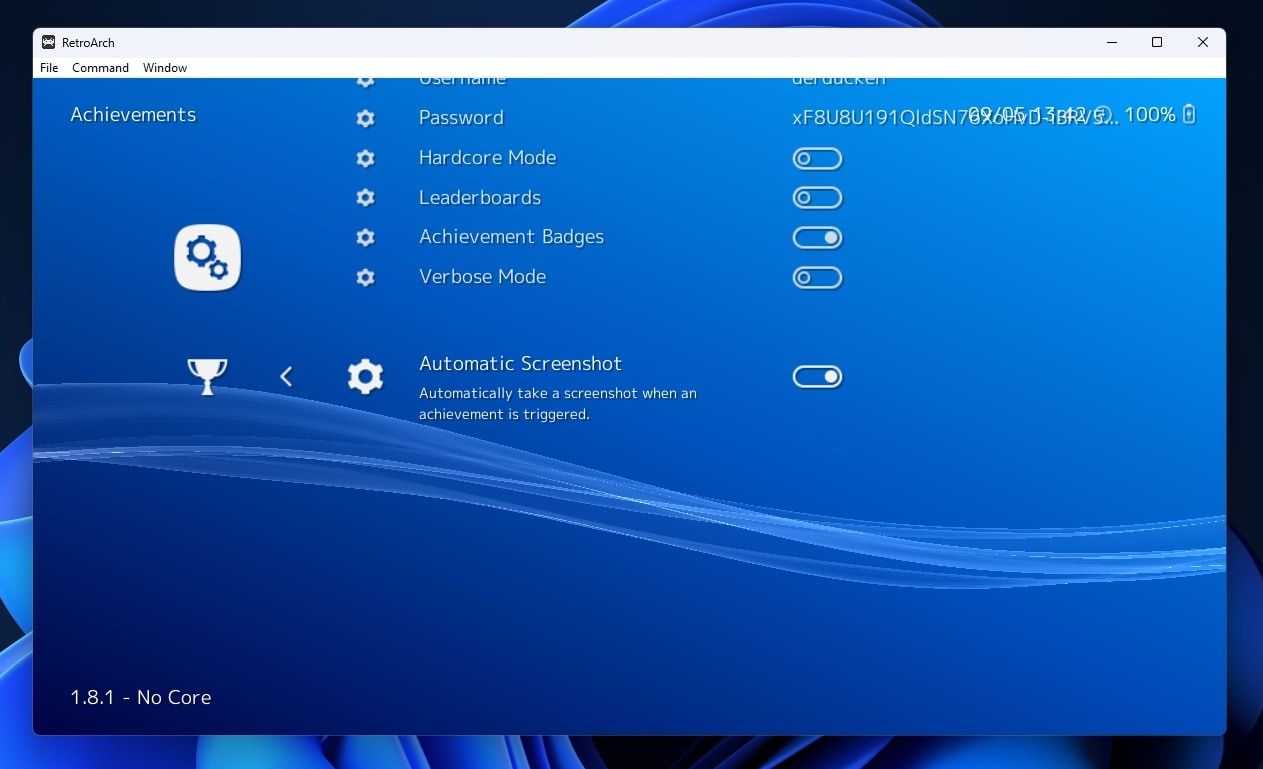 Параметр автоматического снятия скриншота при получении достижения
