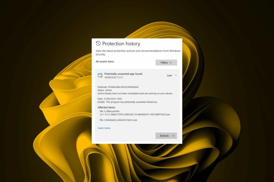 Удаление PUABundler: Win32/MediaGet — руководство