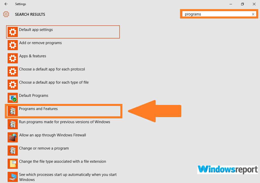 Список приложений и функция удаления Atom