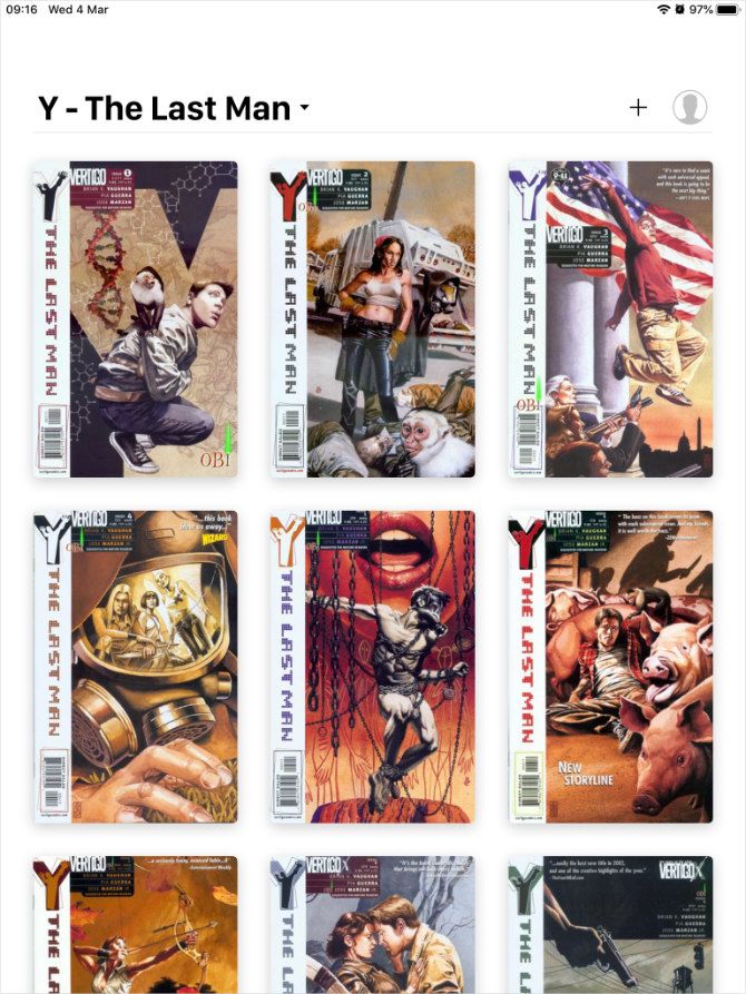 Экран коллекции в Panels