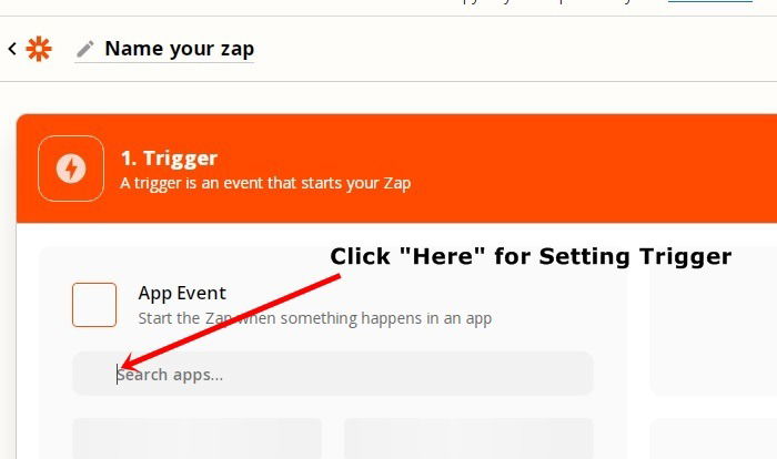 Генерация триггера в Zapier