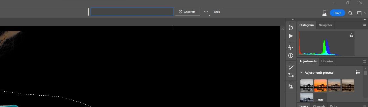9. Нажмите Generate без подсказки