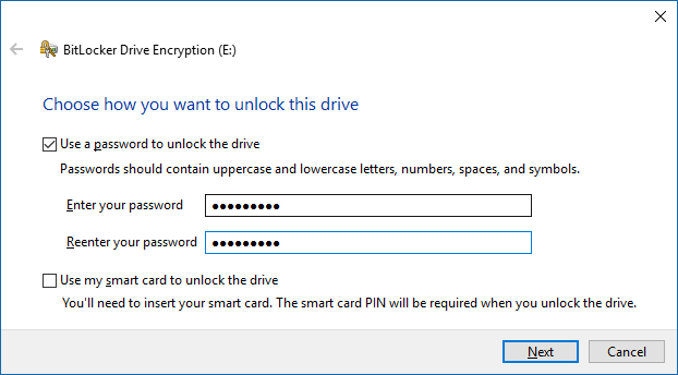 BitLocker Encryption