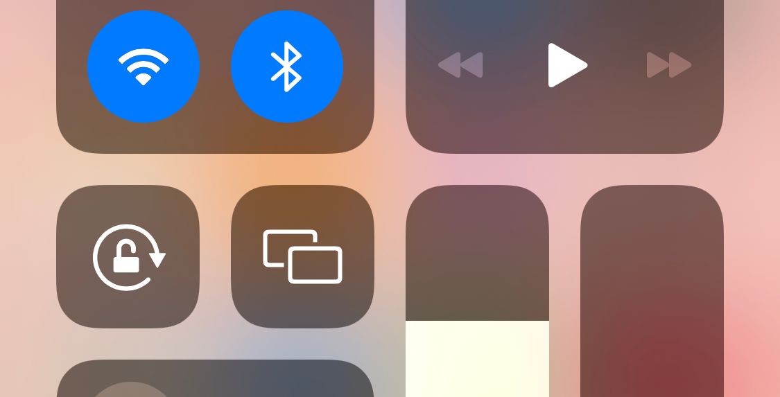 иконка блокировки поворота на iPhone
