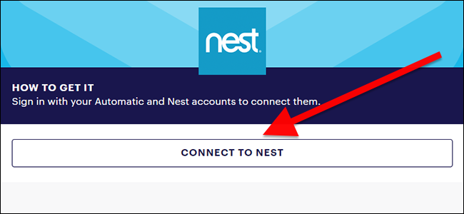 Окно входа в аккаунты Automatic и Nest