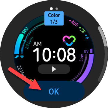 Нажмите ОК для подтверждения настроек
