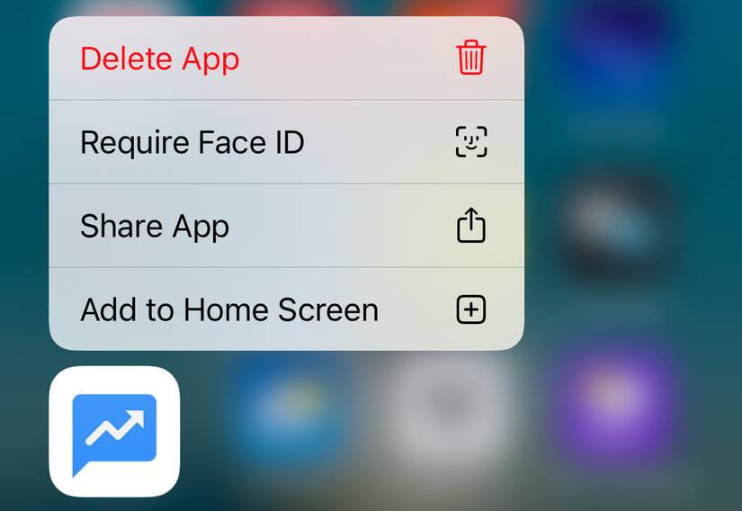 Aggiungere un'app alla schermata Home dell'iPhone.