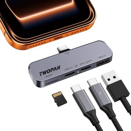 Лёгкий USB‑C хаб для смартфона