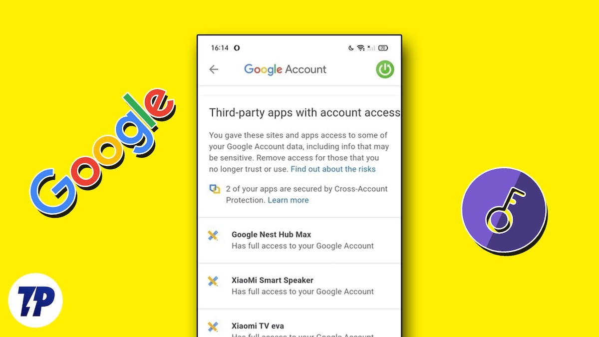 Удаление доступа сторонних приложений к аккаунту Google