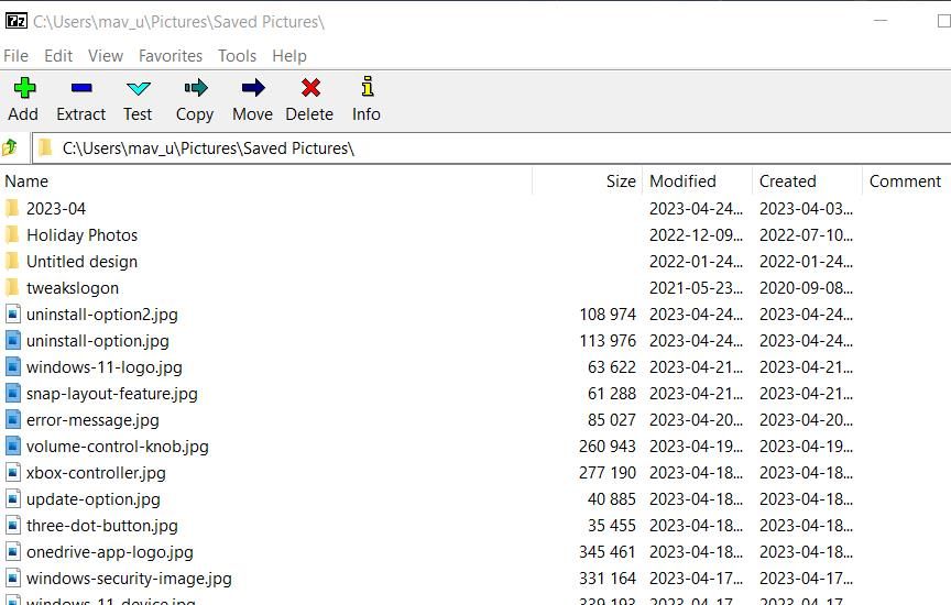 Кнопка «Добавить» в 7‑Zip