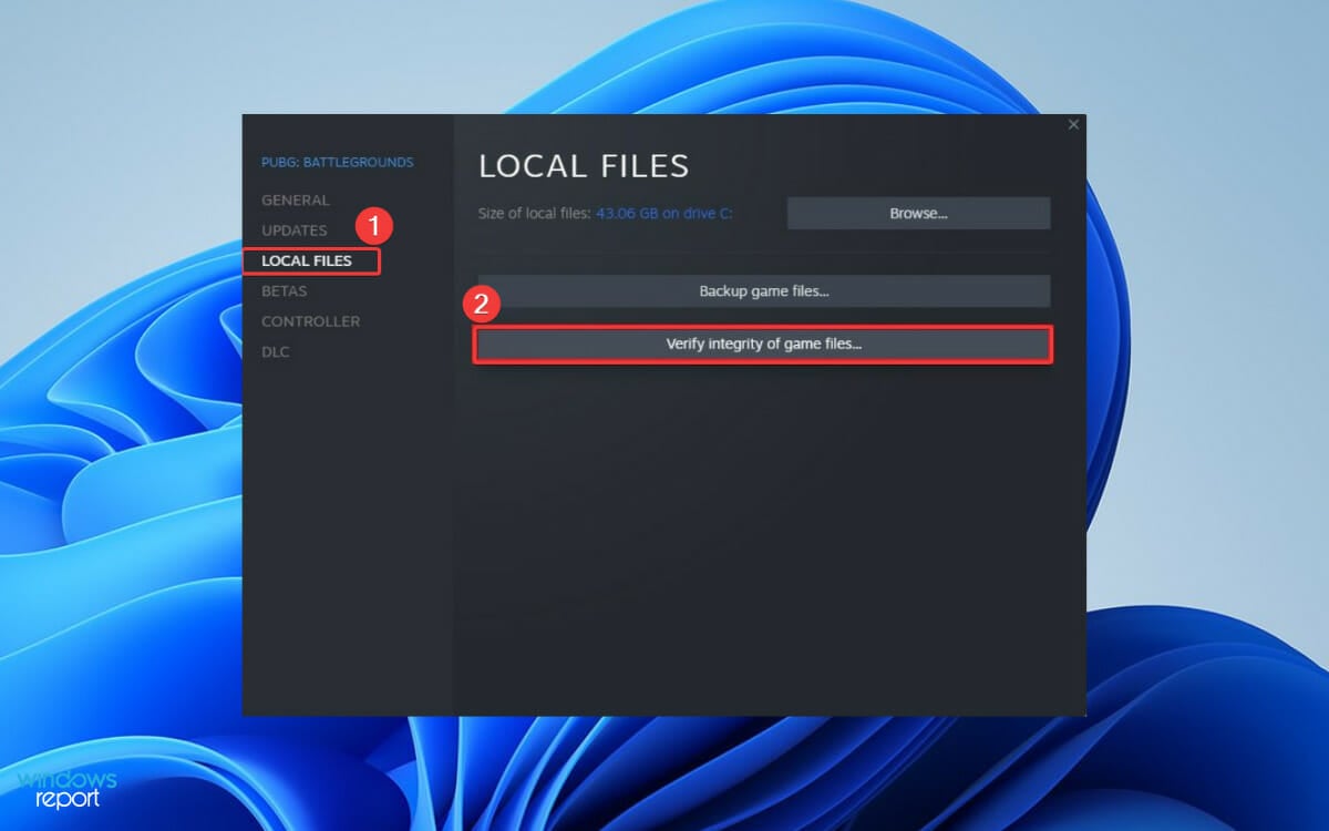Проверка целостности файлов в Steam