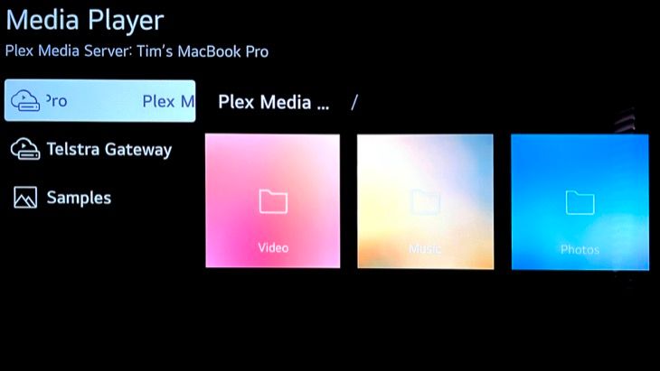 Access UPnP server on LG C2 TV