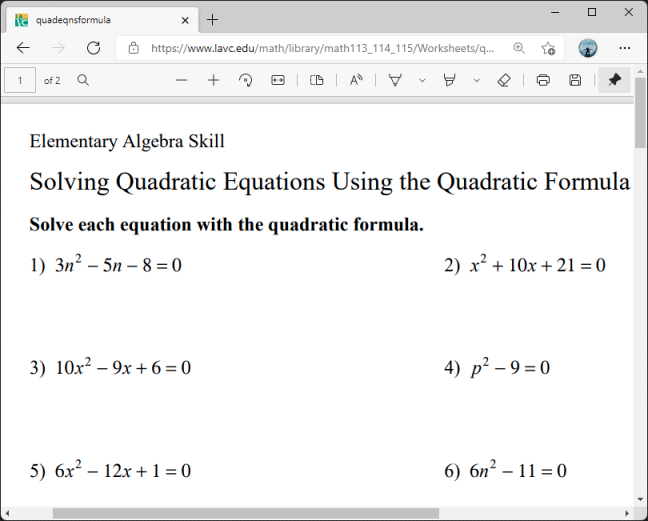 Решайте задачи в Microsoft Edge с Math Solver