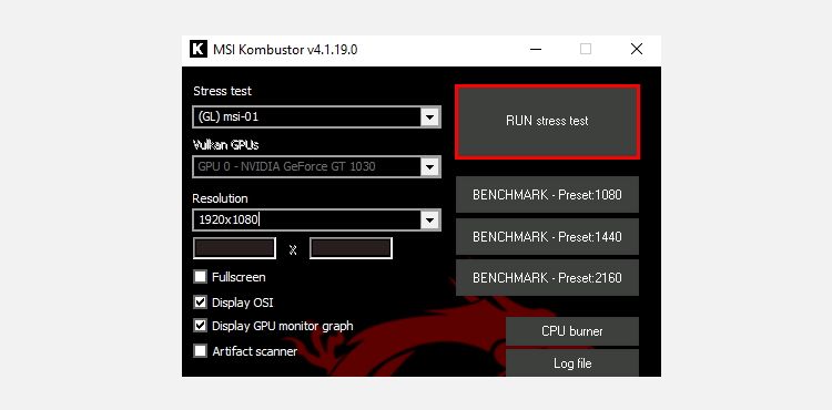 MSI Kombustor Overview