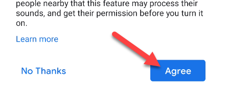 Согласие на обработку данных звуковых событий