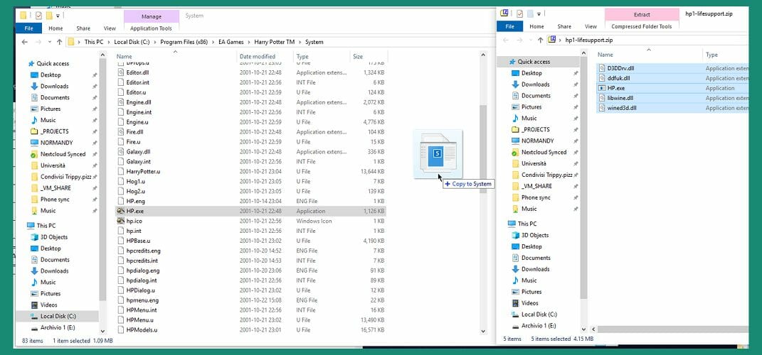 Игровой кадр Harry Potter and the Sorcerer's Stone — экран загрузки или геймплей