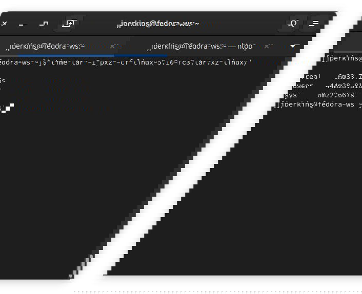 Результат: уменьшенное время сжатия с pxz