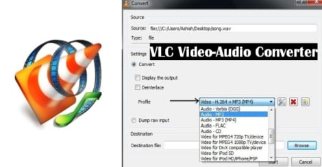 Convertire video e audio con VLC Player