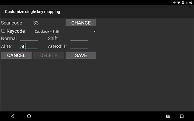EKH сохранённое сопоставление Alt+F для запуска Facebook