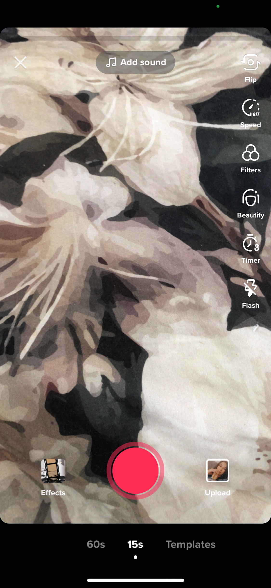 tiktok create a video